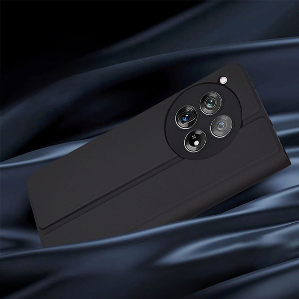 Techsuit - Magskin Book - OnePlus 12 - Black