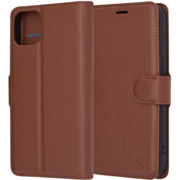 Techsuit - Leather Folio - iPhone 13 - Brown