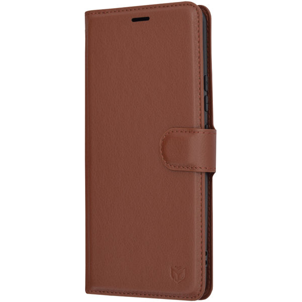 Techsuit - Leather Folio - Motorola Moto G72 - Brown