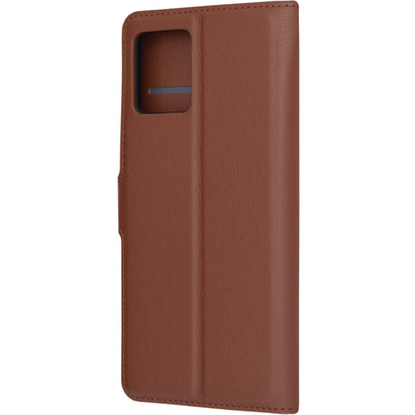 Techsuit - Leather Folio - Motorola Moto G72 - Brown