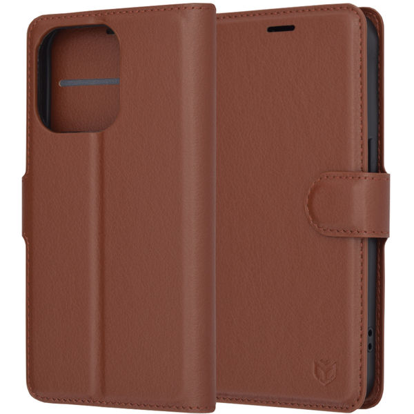 Techsuit - Leather Folio - iPhone 15 Pro - Brown