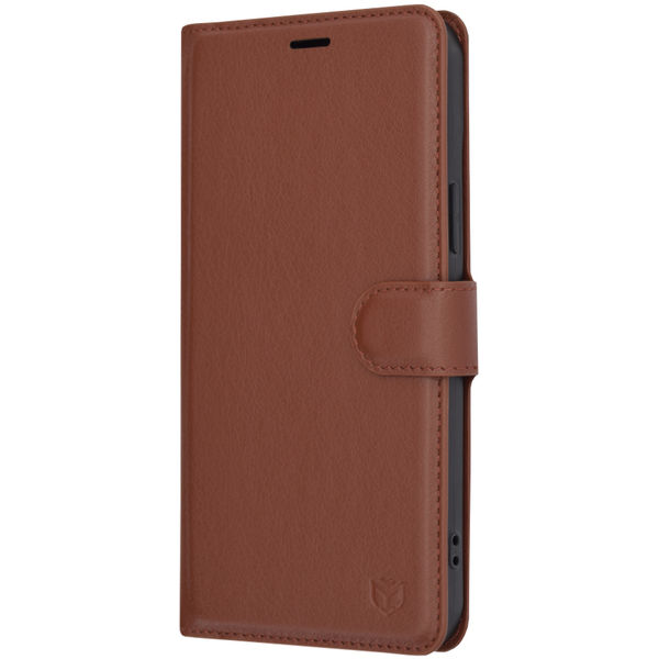 Techsuit - Leather Folio - iPhone 15 Plus - Brown