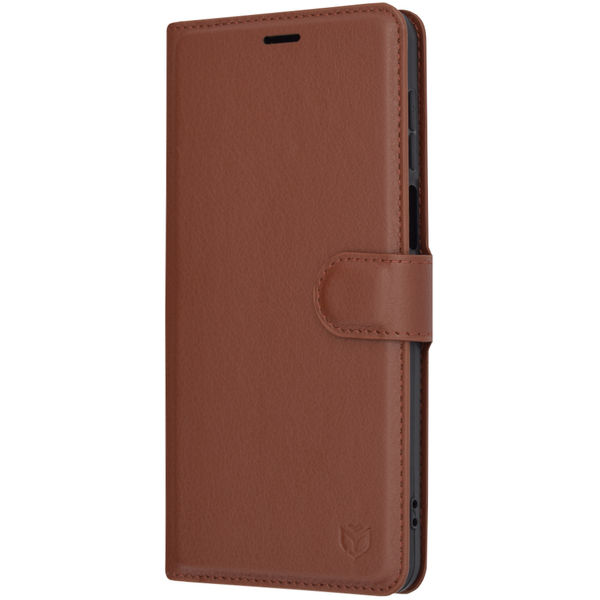 Techsuit - Leather Folio - Motorola Moto G54 - Brown