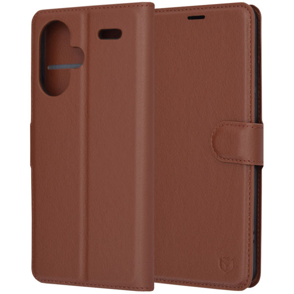 Techsuit - Leather Folio - Xiaomi Redmi Note 13 Pro+ 5G - Brown