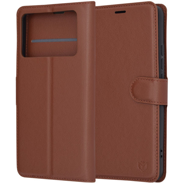 Techsuit - Leather Folio - Xiaomi Poco X6 Pro - Brown