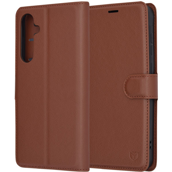Techsuit - Leather Folio - Samsung Galaxy A55 5G - Brown