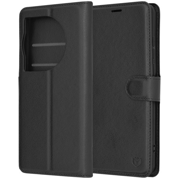 Techsuit - Leather Folio - OnePlus 12 - Black