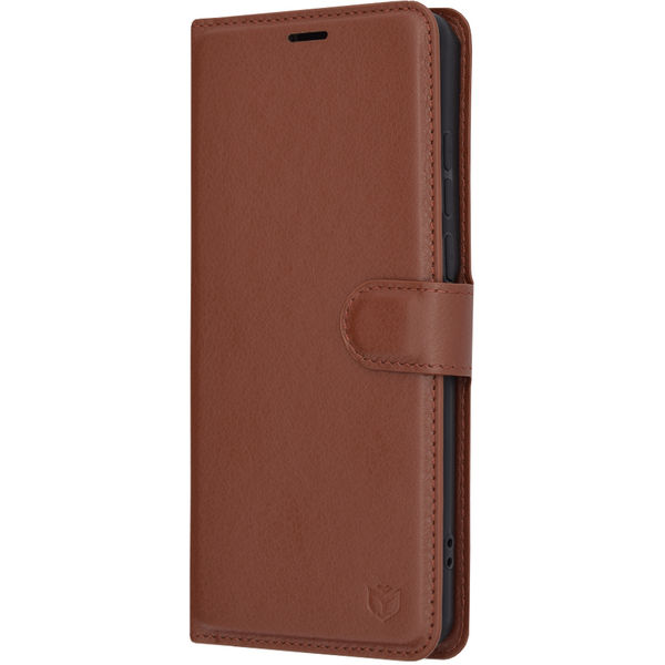 Techsuit - Leather Folio - OnePlus 12 - Brown
