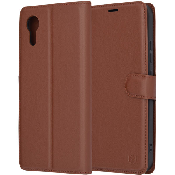 Techsuit - Leather Folio - Samsung Galaxy Xcover7 - Brown