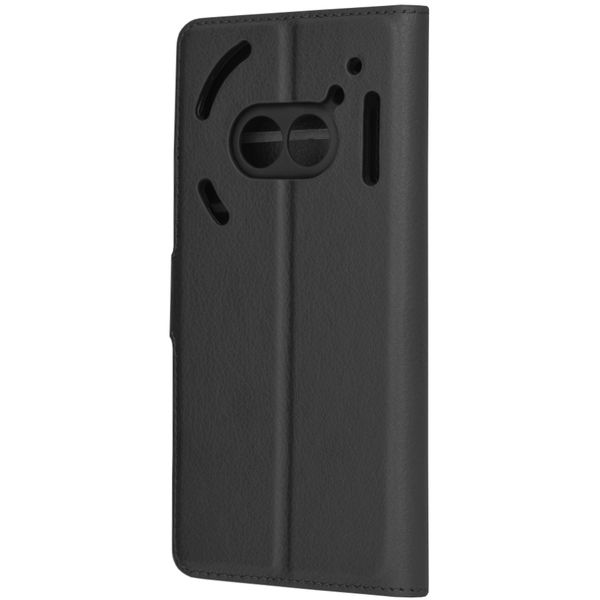 Techsuit - Leather Folio - Nothing Phone (2a) / (2a) Plus - Black