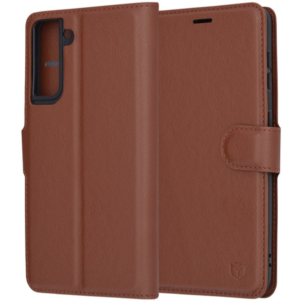 Techsuit - Leather Folio - Samsung Galaxy S21 5G - Brown