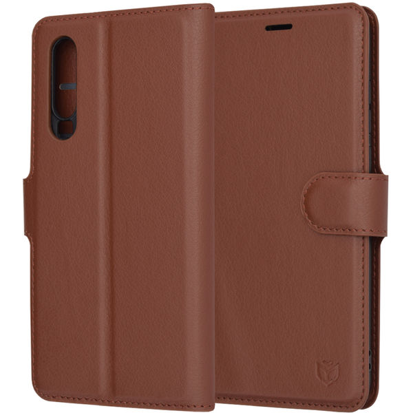 Techsuit - Leather Folio - Huawei P30 - Brown