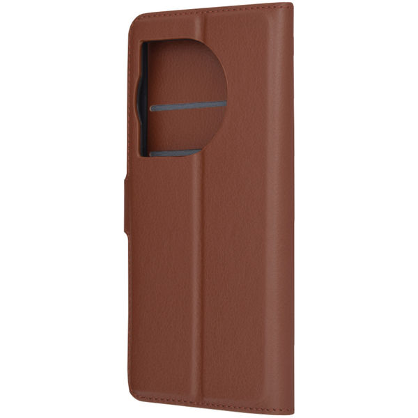 Techsuit - Leather Folio - OnePlus 12R - Brown