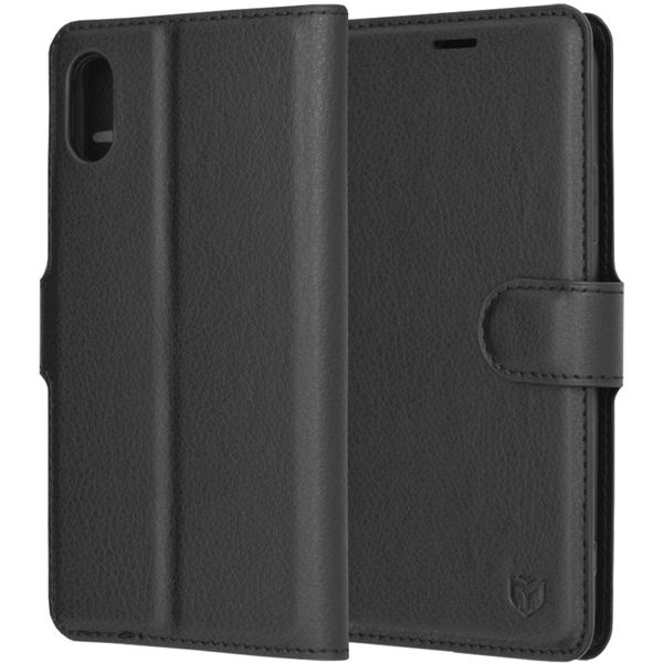 Techsuit - Leather Folio - iPhone X / iPhone XS - Black