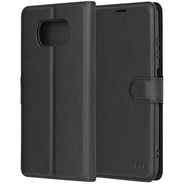 Techsuit - Leather Folio - Xiaomi Poco X3 / Poco X3 NFC / Poco X3 Pro - Black