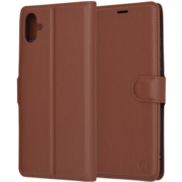 Techsuit - Leather Folio - Samsung Galaxy A04e / M04 - Brown