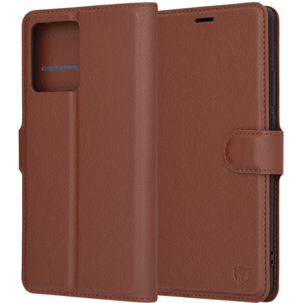 Techsuit - Leather Folio - Motorola Edge 40 / Edge (2023) - Brown
