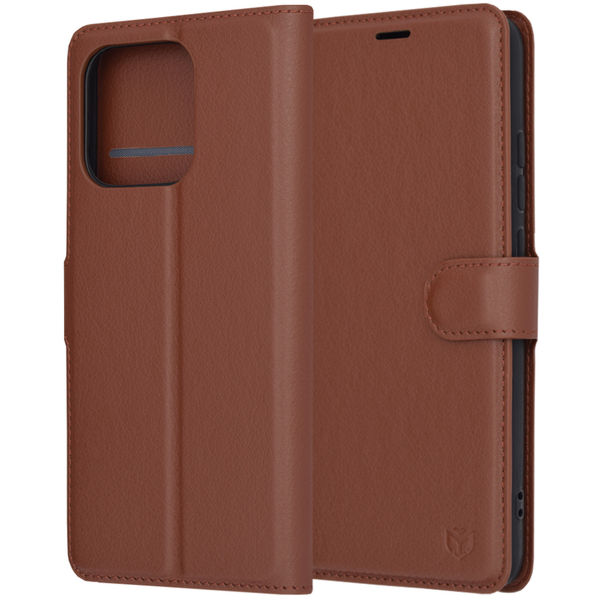 Techsuit - Leather Folio - Xiaomi Redmi 13C 4G / 13C 5G / C65 - Brown