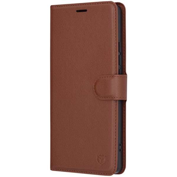 Techsuit - Leather Folio - Xiaomi Redmi Note 13 Pro 4G / Poco M6 Pro 4G - Brown