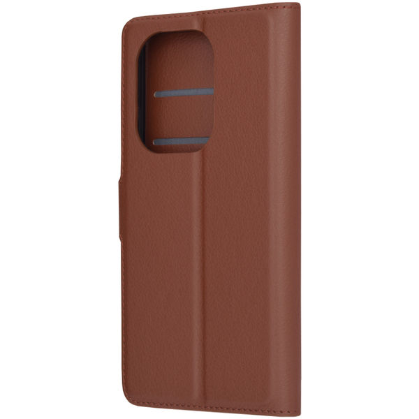 Techsuit - Leather Folio - Xiaomi Redmi Note 13 Pro 4G / Poco M6 Pro 4G - Brown