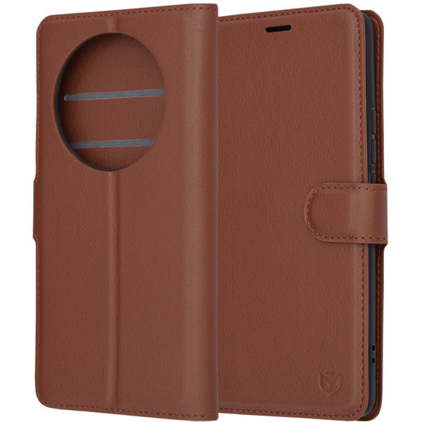 Techsuit - Leather Folio - Realme 12 Pro / 12 Pro+ - Brown