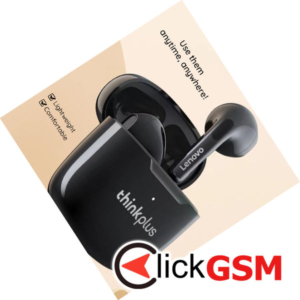 Lenovo - Wireless Earbuds ThinkPlus LivePods LP1 (21184) - Bluetooth, True Wireless, Half-In-Ear - White