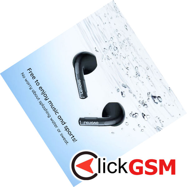 Lenovo - Wireless Earbuds ThinkPlus LivePods LP1 (21184) - Bluetooth, True Wireless, Half-In-Ear - White