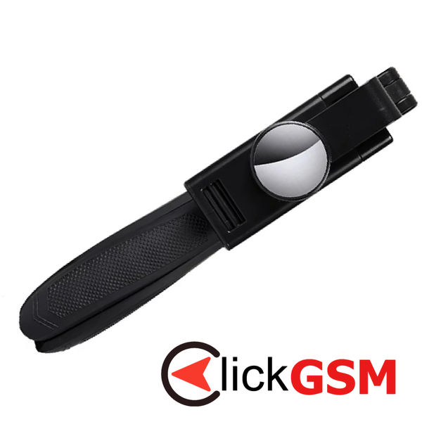 Techsuit - Selfie Stick (K06) - Stable Tripod with Bluetooth Remote Control, Foldable, 360 Rotation, 70cm - Black