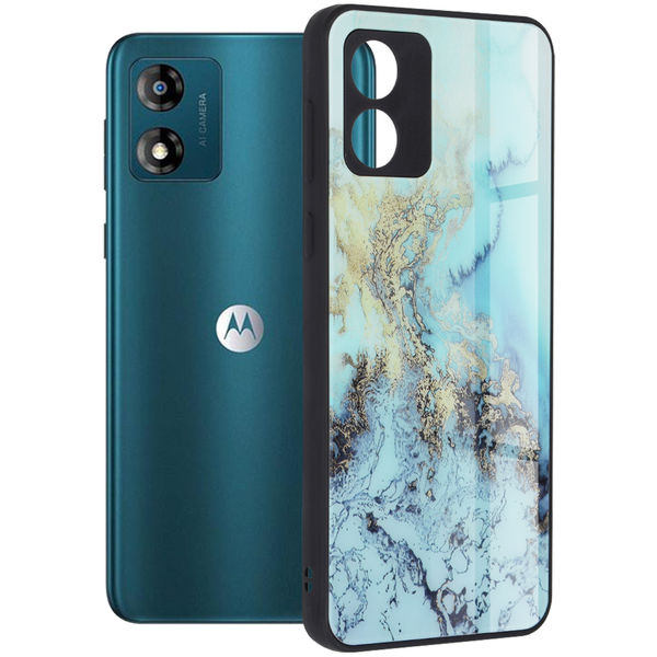 Techsuit - Glaze Series - Motorola Moto E13 - Blue Ocean