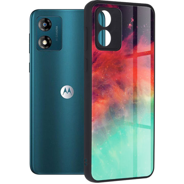 Techsuit - Glaze Series - Motorola Moto E13 - Fiery Ocean