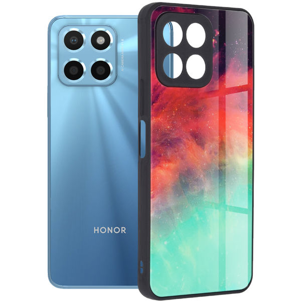 Techsuit - Glaze Series - Honor X6 / X8 5G / 70 Lite - Fiery Ocean