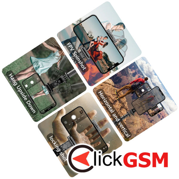 Techsuit - Selfie Stick (L19) - Stable Monopod/Tripod with Bluetooth Remote Control, 400mAh, 70cm - Black