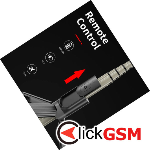 Techsuit - Selfie Stick (L07) - Stable Tripod with Bluetooth Remote Control and Beauty Ring Light, 90cm - Black