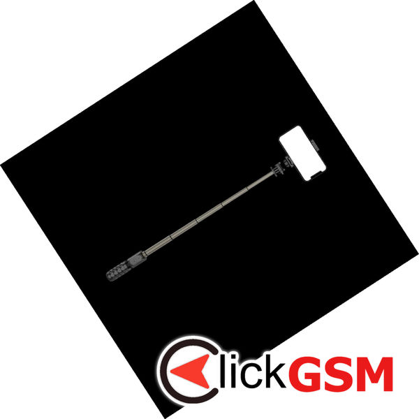 Techsuit - Mini Selfie Stick (Q10) - Stable Gimbal/Tripod with Bluetooth Remote Control, Fill Light, 360 Rotation, 68cm - Black