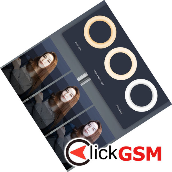 Techsuit - Selfie Stick (Q05s) - Stable Tripod with Bluetooth Remote Control and Ring Light, Stainless Steel, 170cm - Black