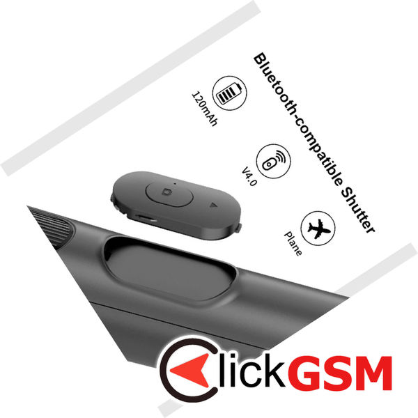 Techsuit - Selfie Stick (Q05) - Stable Tripod with Bluetooth Remote Control, 360 Rotation, Stainless Steel, 158cm - Black