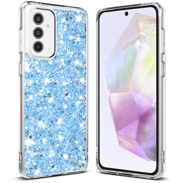 Techsuit - Sparkly Glitter - Samsung Galaxy A35 5G - Blue