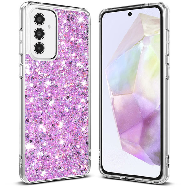 Techsuit - Sparkly Glitter - Samsung Galaxy A35 5G - Magenta