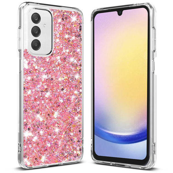 Techsuit - Sparkly Glitter - Samsung Galaxy A25 5G - Pink