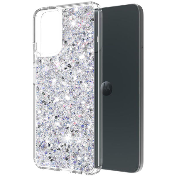Techsuit - Sparkly Glitter - Motorola Moto G14 - White