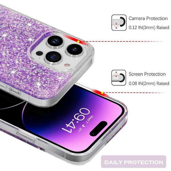 Techsuit - Sparkly Glitter - Motorola Moto G54 - White