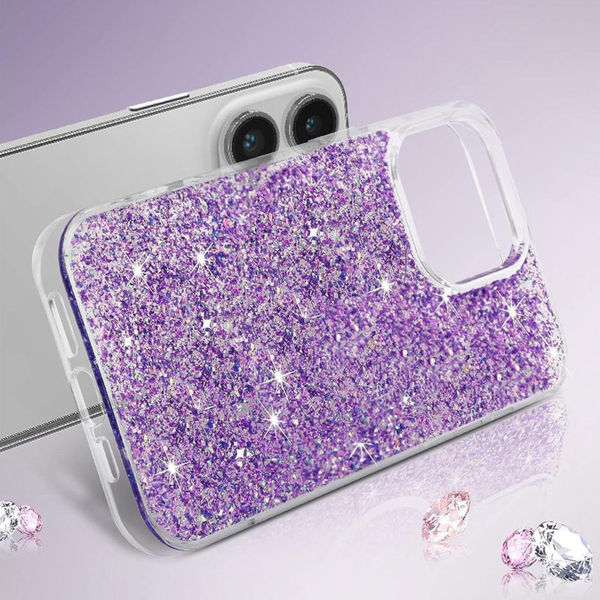 Techsuit - Sparkly Glitter - Motorola Moto G34 / Moto G45 - Magenta