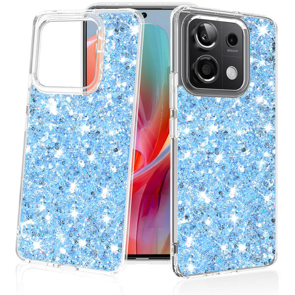 Techsuit - Sparkly Glitter - Xiaomi Redmi Note 13 Pro 5G / Poco X6 - Blue