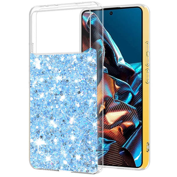 Techsuit - Sparkly Glitter - Xiaomi Poco X6 Pro - Blue