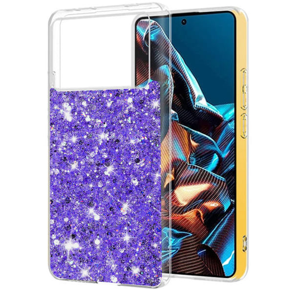 Techsuit - Sparkly Glitter - Xiaomi Poco X6 Pro - Purple
