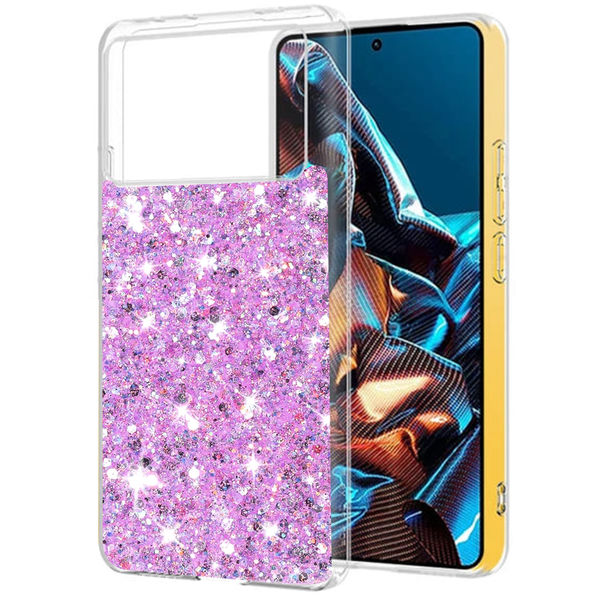 Techsuit - Sparkly Glitter - Xiaomi Poco X6 Pro - Magenta