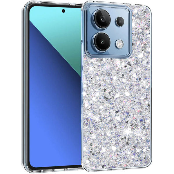 Techsuit - Sparkly Glitter - Xiaomi Redmi Note 13 4G - White