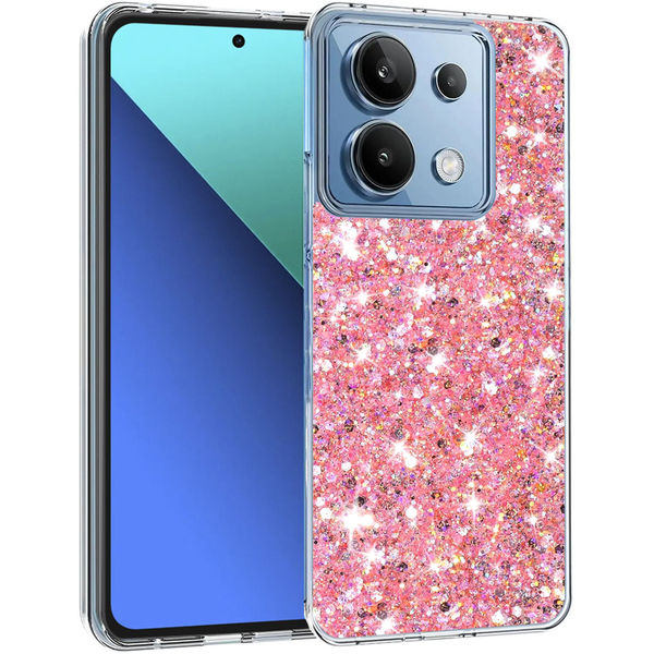Techsuit - Sparkly Glitter - Xiaomi Redmi Note 13 4G - Pink