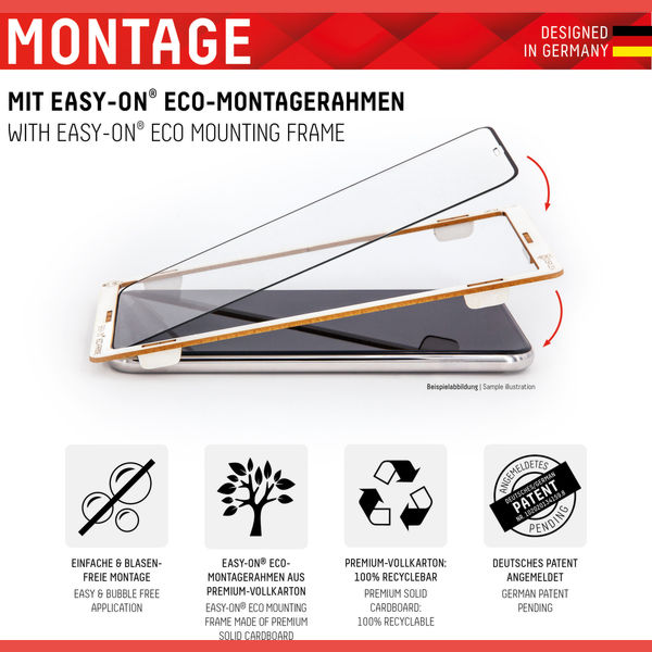 Displex - Premium Real Glass Full Cover - Samsung Galaxy S21 FE 5G - Black