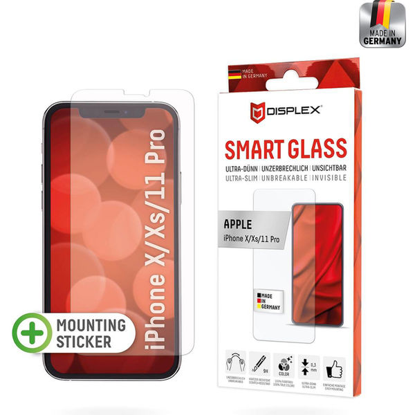 Displex - Premium Smart FlexiGlass - iPhone X / iPhone XS / iPhone 11 Pro - Clear